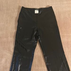 Chanel black silk women’s pants